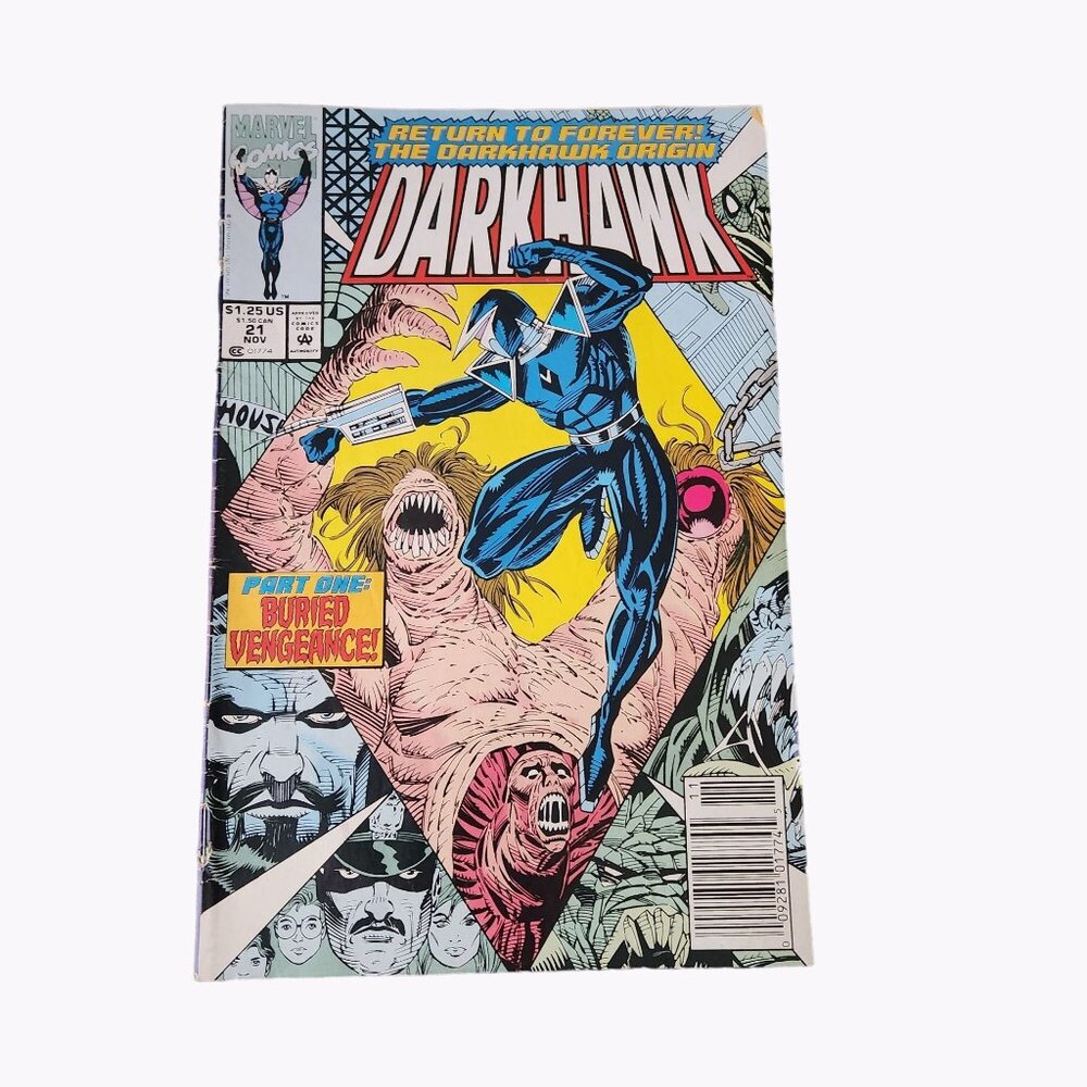 Marvel Darkhawk #21 1992 Comic Book Collector Bagged Boarded